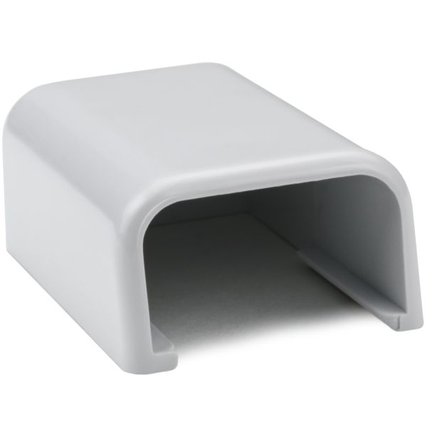 TAPADERA FINAL PARA CANALETA PLASTICA DE 3/4", COLOR IVORY, MARCA HELLERMANN TYTON