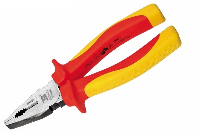 TENAZA DE CORTE LATERAL DE 8" AISLADA 1000V, MARCA BOSI TOOLS, MODELO BS199028