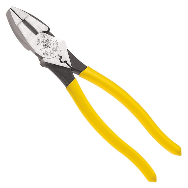 TENAZA DE CORTE LATERAL DE 9", MARCA KLEIN TOOLS, MODELO D213-9NE-CR