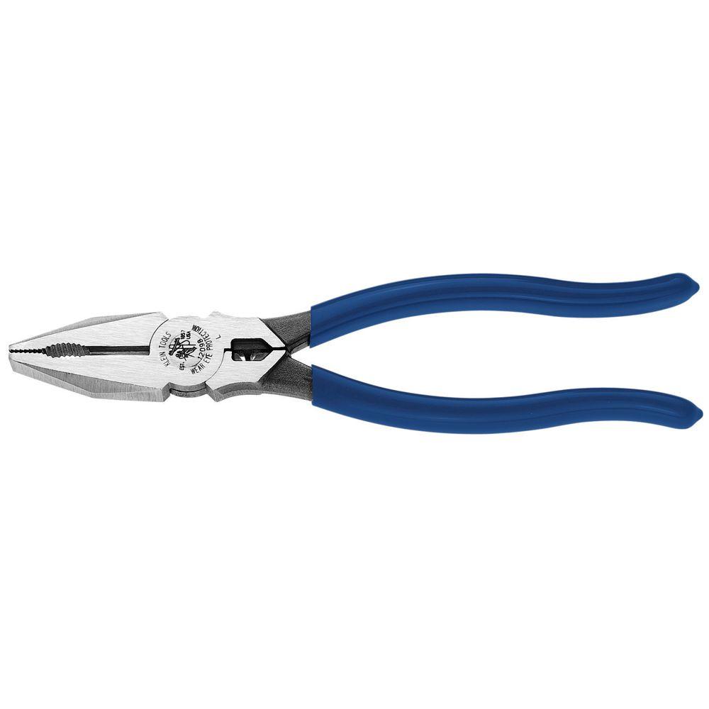 TENAZA DE CORTE LATERAL Y REMACHADORA DE 8", MARCA KLEIN TOOLS, MODELO 12098