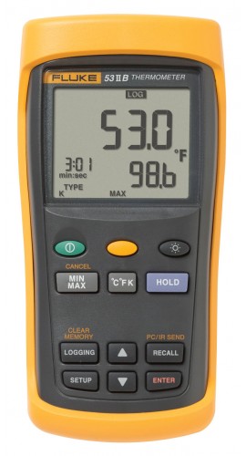 TERMOMETRO USO CON TERMOCOUPLA, MARCA FLUKE, MODELO 53-2B