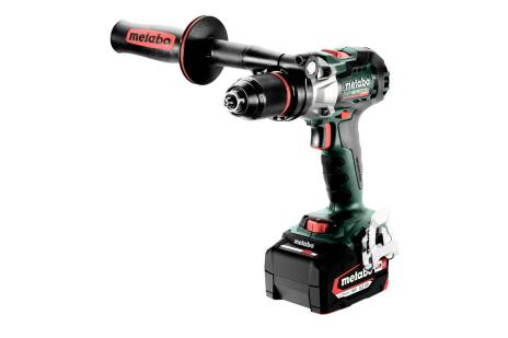 TALADRO ATORNILLADOR DE PERCUSION INALAMBRICO SB 18 LTX BL I, MARCA METABO, MODELO 602360520: 2 BAT 5.2AH + CARGADOR