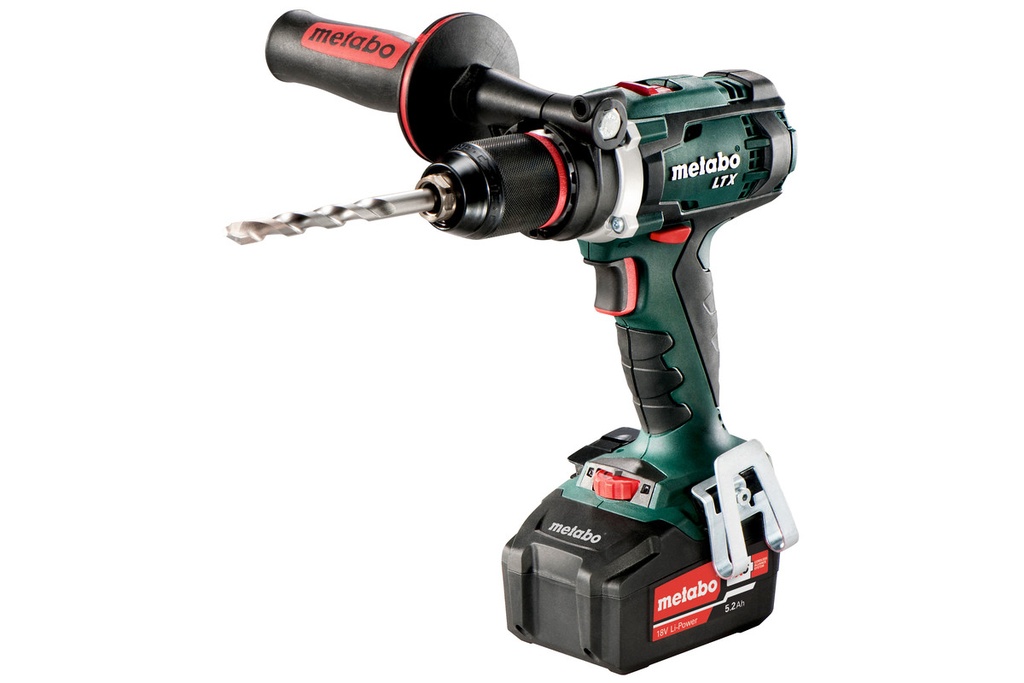 KIT DE TALADRO ATORNILLADOR INALAMBRICO BS 18 LTX IMPULS, MARCA METABO, MODELO 602191520: 2 BAT 5.2AH+CARG+METABOX
