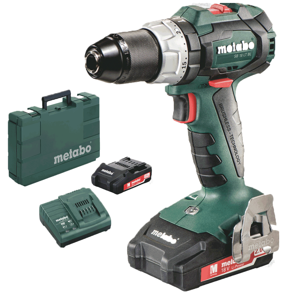 Taladro Percutor Inalambrico SB 18 LT BL, Metabo 602316520