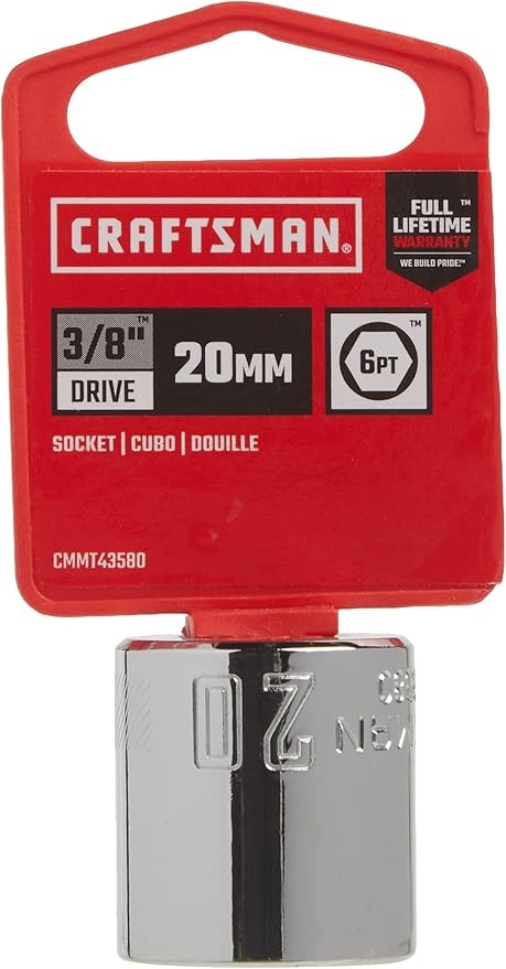 CUBO DE 19MM PARA RATCH DE 3/8", MARCA CRAFTSMAN, MODELO CMMT43549
