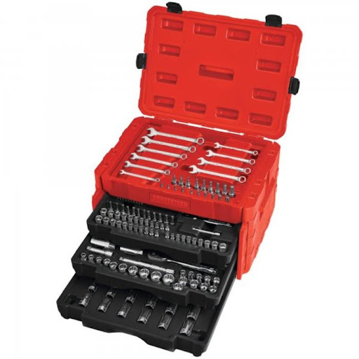 JUEGO DE HERRAMIENTAS MECANICAS DE 268 PIEZAS, DE 1/4", 3/8" Y 1/2", MARCA CRAFTSMAN, MODELO CMMT45301