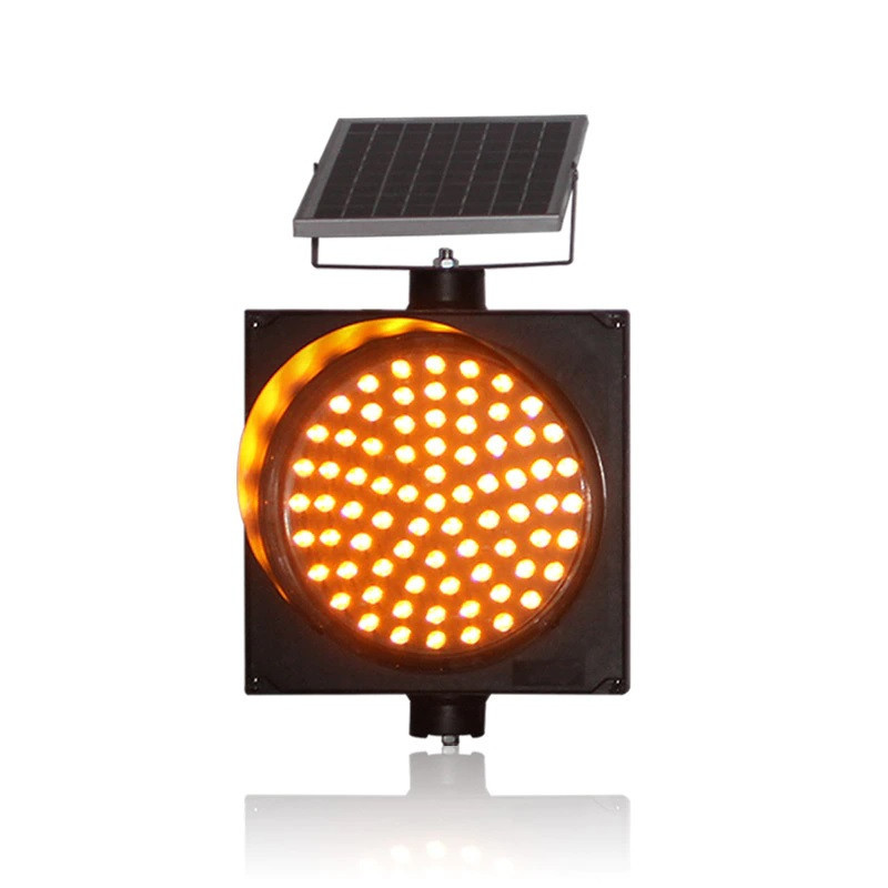 SEMAFORO SOLAR DE PRECAUCION TIPO LED DE 30 CM, SOLAR SVSSP-0100