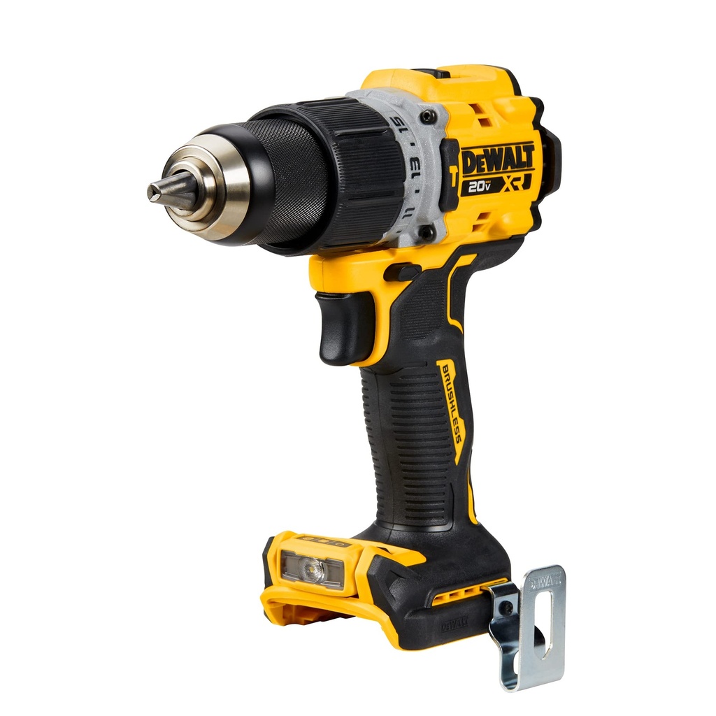 TALADRO/ATORNILLADOR PERCUSION DE 1/2" 20V, 300W, MARCA DEWALT, MODELO DCD805B, (SOLO HERRAMIENTA)