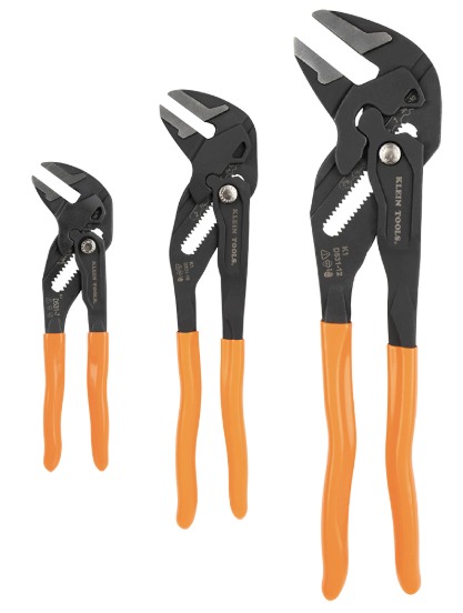 JUEGO DE PINZAS AJUSTABLES, DE 3 UNIDADES, MARCA KLEIN TOOLS, MODELO D53103KIT