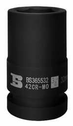 [BS365530] CUBO DE IMPACTO DE 30MM Y 6 LADOS DE 3/4", MARCA BOSI TOOLS, MODELO BS365530
