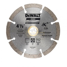 [DW47452HP] DISCO PARA CORTE DE CONCRETO DE 4-1/2", DIAMANTADO, MARCA DEWALT, MODELO 47452HP