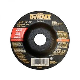 [DW44540] DISCO DE DESBASTE DE METAL 4 1/2" x 1/4" x 7/8", MARCA DEWALT, MODELO 44540