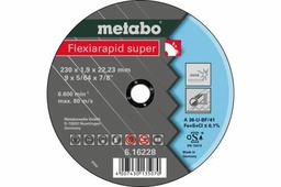 [METABO 616229000] DISCO PARA CORTE DE 9" X 5/64" X 7/8", FLEXIRAPID SUPER 230X1.9X22.2 MM, MARCA METABO, MODELO 616229000