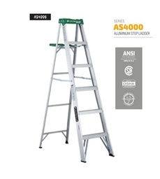 [LOUISVILLE-AS4006] ESCALERA TIPO A DE 6 PIES, ALUMINIO, 225 LB. MARCA LOUISVILLE