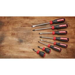 [CRAFTSMAN-CMHT65075N] JUEGO DE DESTORNILLADORES Bi MATERIAL, DE 8 PIEZAS, MARCA CRAFTSMAN, MODELO CMHT65075N