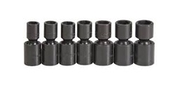 [PROTO-J72143M] JUEGO DE DADOS DE IMPACTO DE 1/2" DE 7 PIEZAS, DE 13 A 19 MM, MARCA PROTO, MODELO J72143M