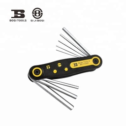 [BS420983] JUEGO DE LLAVES HEXAGONALES (ALLEN), DE 8 PIEZAS, MARCA BOSI TOOLS, MODELO BS420983