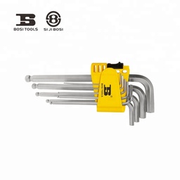 [BS423181] JUEGO DE LLAVES HEXAGONALES (ALLEN), CON CABEZA DE BOLA, DE 1/16" A 3/8", MARCA BOSI TOOLS, MODELO BS423181