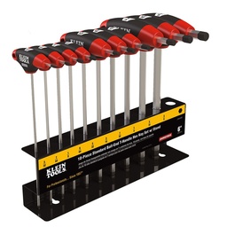 [KLEIN JTH610EB] JUEGO DE LLAVES HEXAGONALES (ALLEN) TIPO T, DE 3/32" A 3/8", MARCA KLEIN TOOLS, MODELO JTH610EB