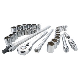 [CRAFTSMAN-CMMT12022] JUEGO DE HERRAMIENTAS MECANICAS DE 1/2", 33 PIEZAS METRICO Y FRACCIONAL, MARCA CRAFTSMAN, MODELO CMMT12022