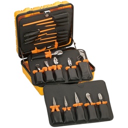 [KLEIN33527] JUEGO DE HERRAMIENTAS AISLADAS 1000V DE 22 PIEZAS, MARCA KLEIN TOOLS, MODELO 33527