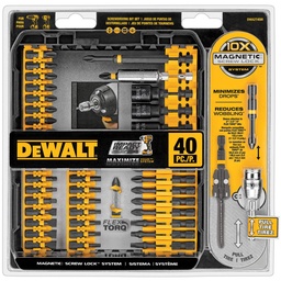 [DWA2T40IR] JUEGO DE PUNTAS PARA DESTORNILLADOR, DE 40 PIEZAS, MARCA DEWALT, MODELO DWA2T40IR