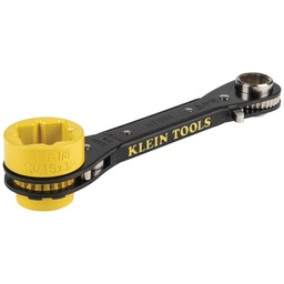 [KLEIN-KT155T] LLAVE DE LINIERO CON MATRACA 6 EN 1, CUADROS COMBINADOS DE 3/4, 13/16, 1 Y 1-1/8", LLAVES HEXAGONALES DE 9/16 Y 3/4", MARCA KLEIN TOOLS, MODELO KT155T