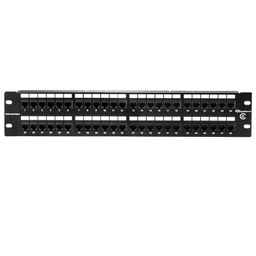 [H-PP110C648] PATCH PANEL DE 48 PUERTOS, CAT.6, NORMADO, 2 UNIDADES DE RACK, MARCA HELLERMANN TYTON