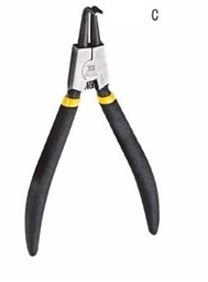 [BS213273] TENAZA CURVA, PARA SACAR ANILLO DE PRESION DE 7", MARCA BOSI TOOLS, MODELO BS213273