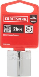 [CRAFTSMAN-CMMT43584] CUBO DE 21MM PARA RATCH DE 3/8", MARCA CRAFTSMAN, MODELO CMMT43584
