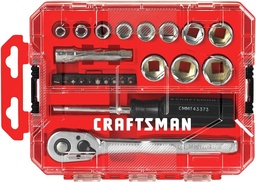 [CRAFTSMAN-CMMT12012] JUEGO DE CUBOS EN PULGADAS DE 3/8 DE 24 PIEZAS, CRAFTSMAN CMMT12012