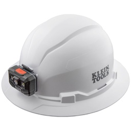[KLEIN60406RL] CASCO SIN VENTILACION, ALA COMPLETA CON LINTERNA FRONTAL RECARGABLE, MARCA KLEIN TOOLS, MODELO 60406RL