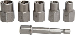 [CRAFTSMAN-CMAT136] EXTRACTOR DE TORNILLOS, DE 6 PIEZAS EN PULGADA, MARCA CRAFTSMAN, MODELO CMAT136