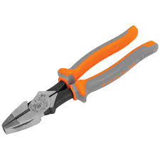 [KLEIN2139NERINS] TENAZA AISLADA DE CORTE LATERAL DE 9" (ALICATE), MARCA KLEIN TOOLS, MODELO 2139NERINS