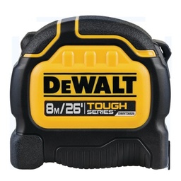 [DWHT36926S] CINTA METRICA ToughSeries™ de 26 PIES/8 m, DEWALT DWHT36926S