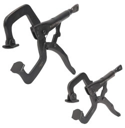 [KLEIN38662] JUEGO DE PINZAS DE PRESION EN C, CON MORDAZAS GIRATORIAS, DE 15 Y 28 CM, DE 2 PIEZAS, MARCA KLEIN TOOLS, MODELO 38662