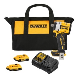 [DW-DCF922D2] KIT DE LLAVE DE IMPACTO DE 1/2” 20V CON 2 BATERIAS DE 2AH, DEWALT DCF922D2